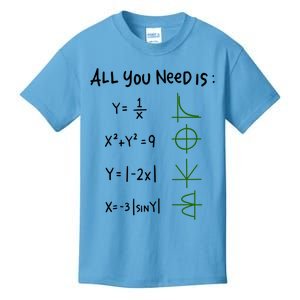 All You Need Is Love And Math Gift Kids T-Shirt