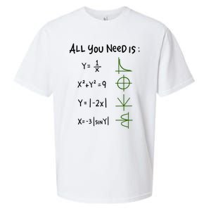 All You Need Is Love And Math Gift Sueded Cloud Jersey T-Shirt