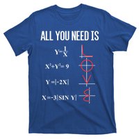 All You Need Is Love Funny Cute Math Equation Cool Gift T-Shirt