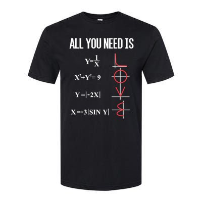 All You Need Is Love Funny Cute Math Equation Cool Gift Softstyle® CVC T-Shirt