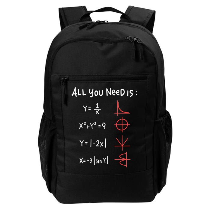 All You Need Is Love Math Cleveres Trigometry Design Great Gift Backpack