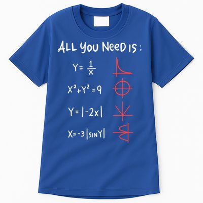 All You Need Is Love Math Cleveres Trigometry Design Great Gift Tall T-Shirt