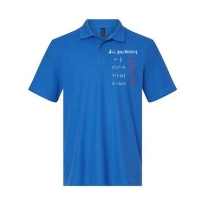 All You Need Is Love Math Cleveres Trigometry Design Great Gift Softstyle Adult Sport Polo