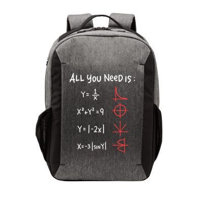 All You Need Is Love Math Cleveres Trigometry Design Great Gift Vector Backpack