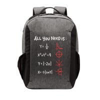All You Need Is Love Math Cleveres Trigometry Design Great Gift Vector Backpack
