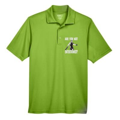 Are You Not Entertained Men's Origin Performance Pique Polo