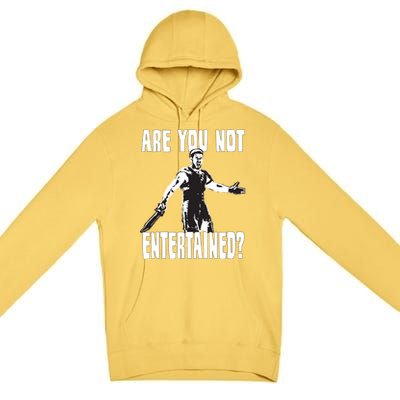 Are You Not Entertained Premium Pullover Hoodie