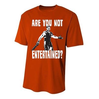 Are You Not Entertained Performance Sprint T-Shirt