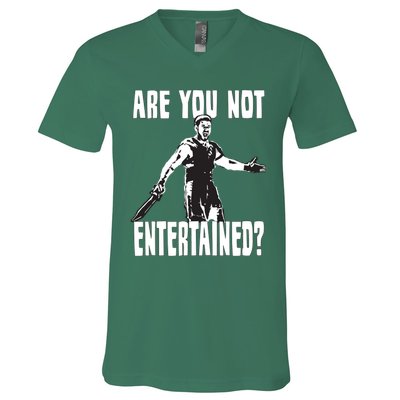 Are You Not Entertained V-Neck T-Shirt