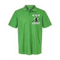 Are You Not Entertained Softstyle Adult Sport Polo