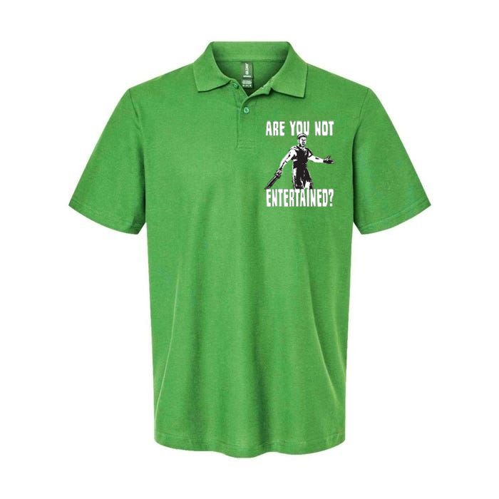 Are You Not Entertained Softstyle Adult Sport Polo