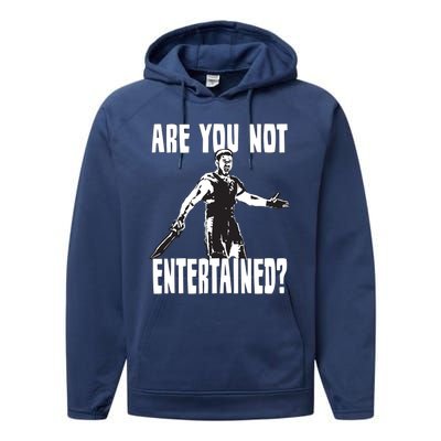 Are You Not Entertained Performance Fleece Hoodie