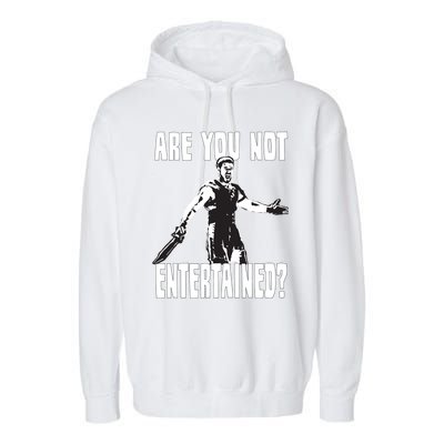 Are You Not Entertained Garment-Dyed Fleece Hoodie