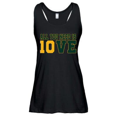 All You Need Is 10ve Funny Ladies Essential Flowy Tank