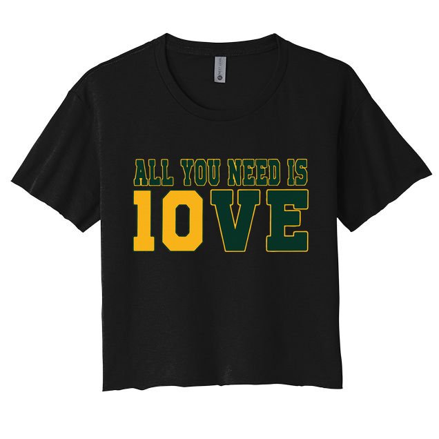 All You Need Is 10ve Funny Crop Top
