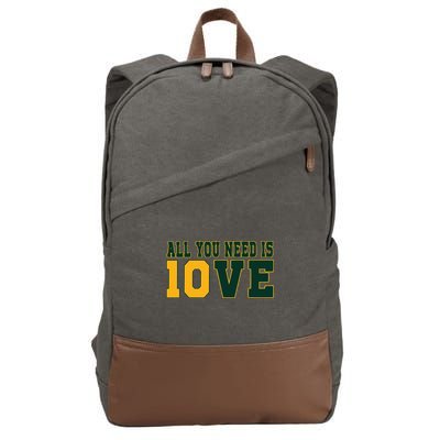All You Need Is 10ve Funny Cotton Canvas Backpack