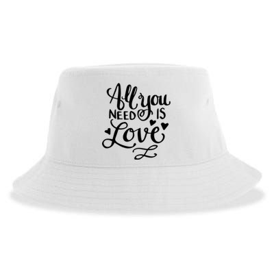 All You Need Is Love Sustainable Bucket Hat