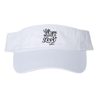 All You Need Is Love Valucap Bio-Washed Visor