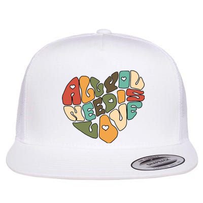 All You Need Is Love Flat Bill Trucker Hat