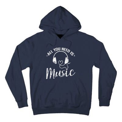 All You Need Is Music Tall Hoodie