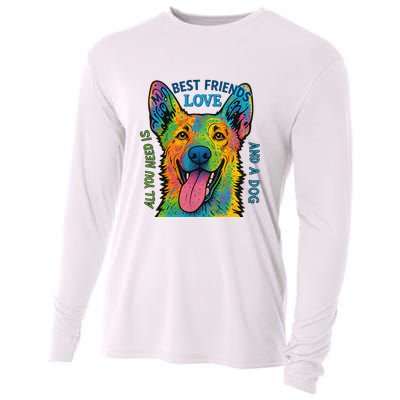 All You Need Is Love And A Dog Cooling Performance Long Sleeve Crew