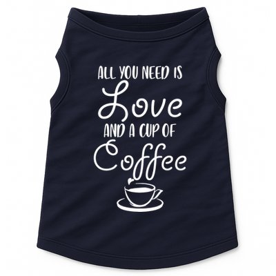 All You Need Is Love & Coffee Doggie Tank