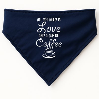 All You Need Is Love & Coffee USA-Made Doggie Bandana