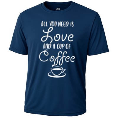 All You Need Is Love & Coffee Performance Shirt