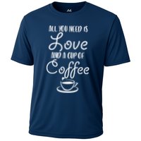 All You Need Is Love & Coffee Cooling Performance Crew T-Shirt