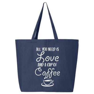 All You Need Is Love & Coffee 25L Jumbo Tote