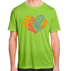 All You Need Is Love Heart Adult ChromaSoft Performance T-Shirt