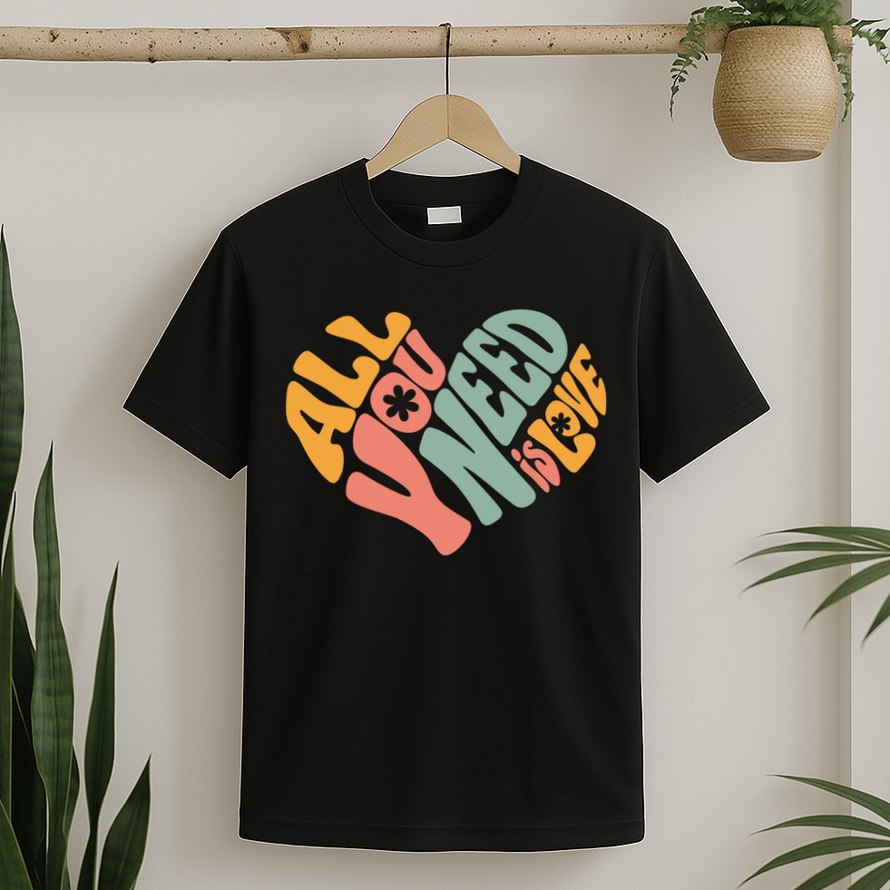 All You Need Is Love Heart T-Shirt