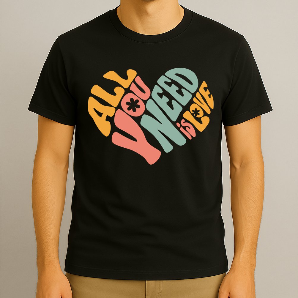 All You Need Is Love Heart T-Shirt