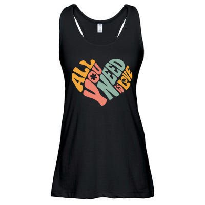 All You Need Is Love Heart Ladies Essential Flowy Tank