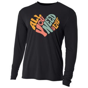 All You Need Is Love Heart Cooling Performance Long Sleeve Crew