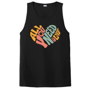 All You Need Is Love Heart PosiCharge Competitor Tank