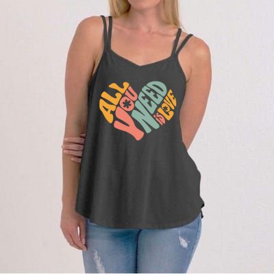 All You Need Is Love Heart Women's Strappy Tank