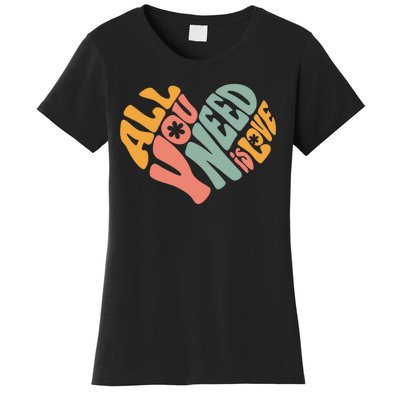 All You Need Is Love Heart Women's T-Shirt