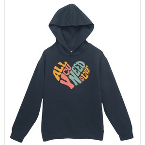 All You Need Is Love Heart Urban Pullover Hoodie