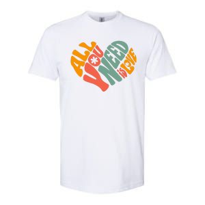 All You Need Is Love Heart Softstyle CVC T-Shirt