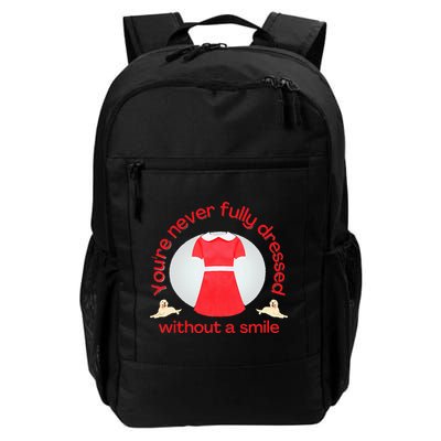 Annie YouRe Never Fully Dressed Without A Smile Backpack