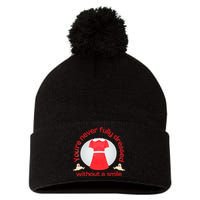 Annie YouRe Never Fully Dressed Without A Smile Pom Pom 12in Knit Beanie