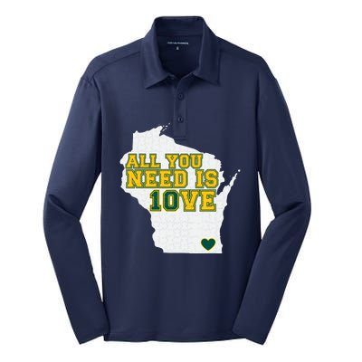 All You Need Is 10ve Silk Touch Performance Long Sleeve Polo