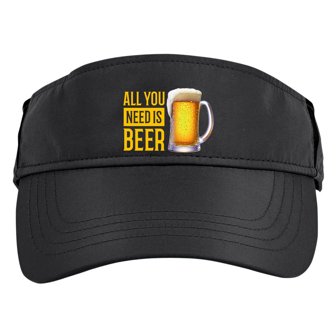 All You Need Is Beer Adult Drive Performance Visor