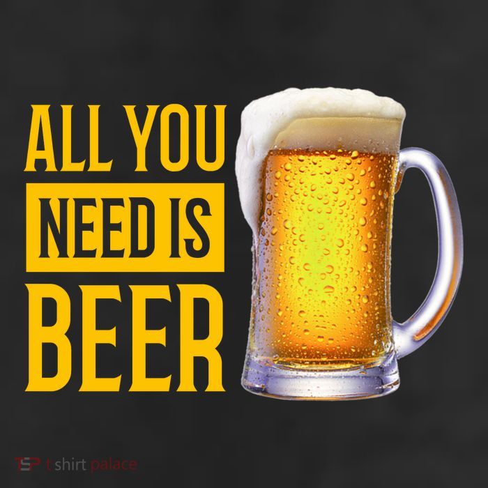 All You Need Is Beer 11oz C Handle Ceramic Mug