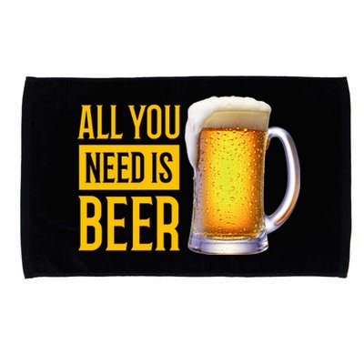 All You Need Is Beer Microfiber Hand Towel