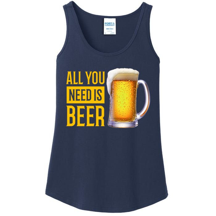 All You Need Is Beer Ladies Essential Tank