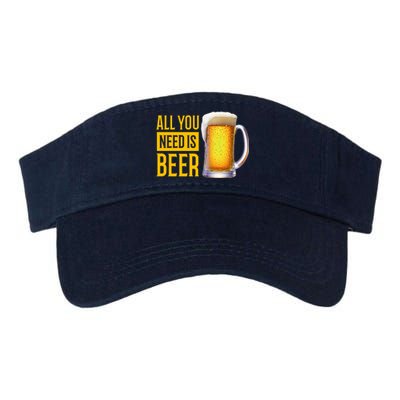 All You Need Is Beer Valucap Bio-Washed Visor