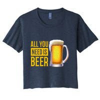 All You Need Is Beer Crop Top