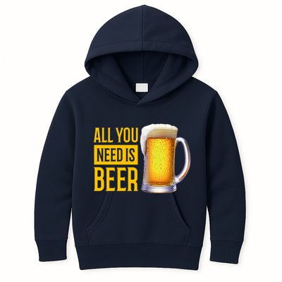 All You Need Is Beer Kids Hoodie
